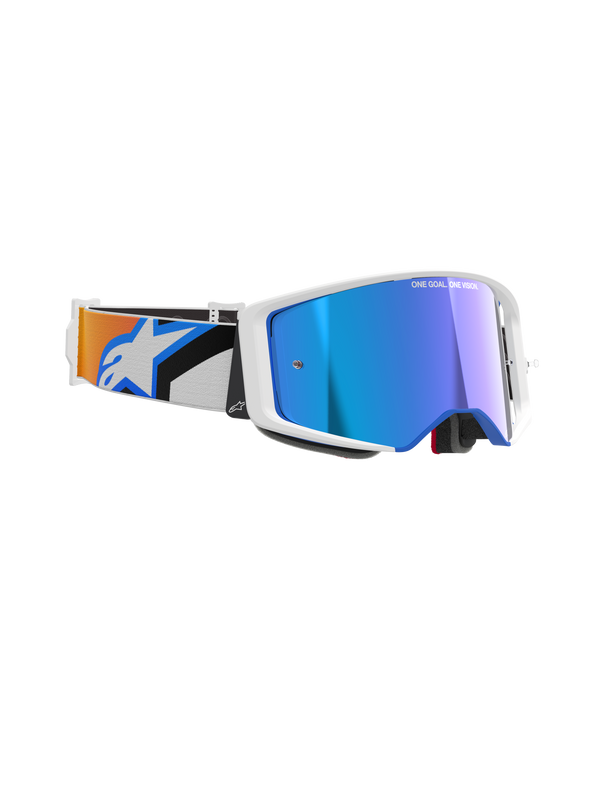 Alpinestars - Supertech Corp Bue/Orange Mirror Lens Goggle
