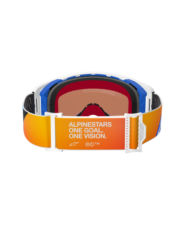 Alpinestars - Supertech Corp Bue/Orange Mirror Lens Goggle