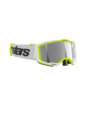 Alpinestars - Vision 8 Wordmark White/Yellow Mirror Lens Goggle