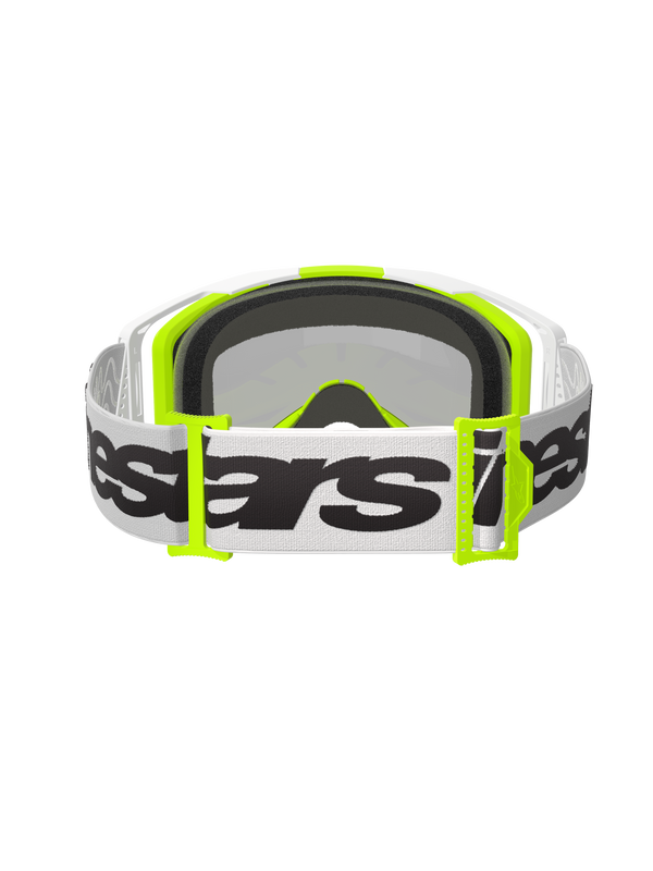 Alpinestars - Vision 8 Wordmark White/Yellow Mirror Lens Goggle