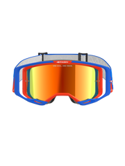 Alpinestars - Vision 8 Wordmark Blue/Orange Mirror Lens Goggle