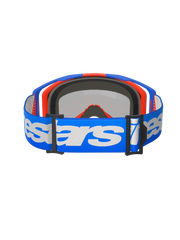 Alpinestars - Vision 8 Wordmark Blue/Orange Mirror Lens Goggle