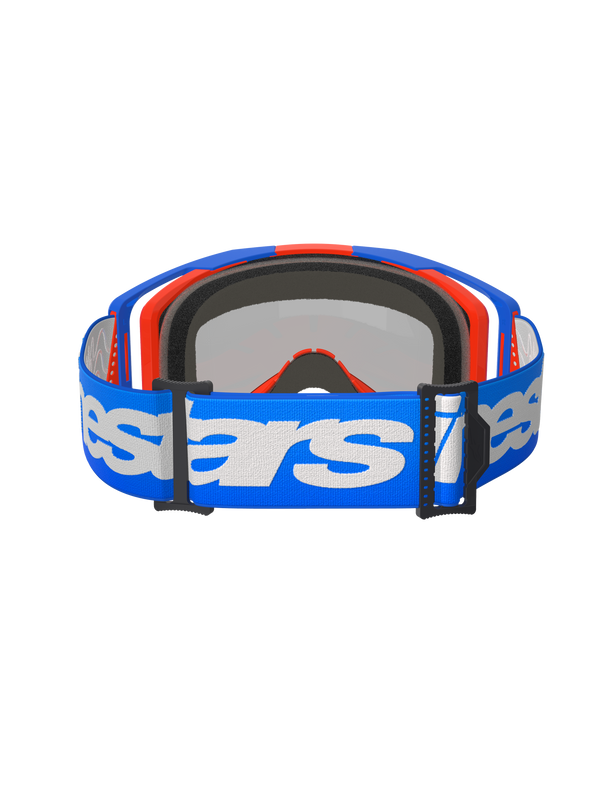 Alpinestars - Vision 8 Wordmark Blue/Orange Mirror Lens Goggle