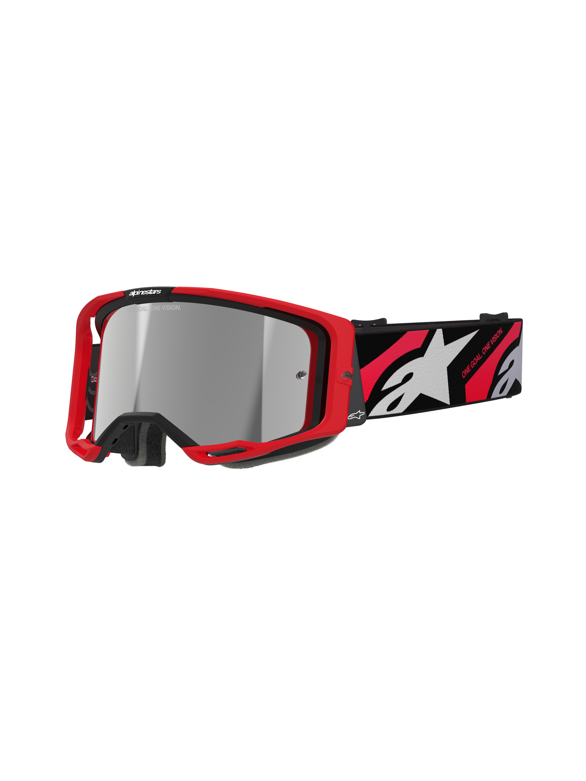 Alpinestars - Vision 8 Luar Red/Black Mirror Lens Goggle