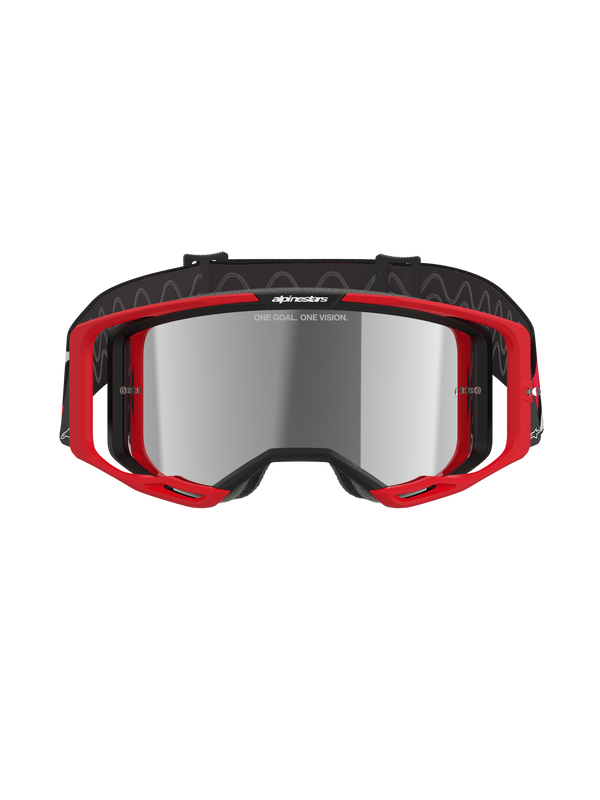 Alpinestars - Vision 8 Luar Red/Black Mirror Lens Goggle