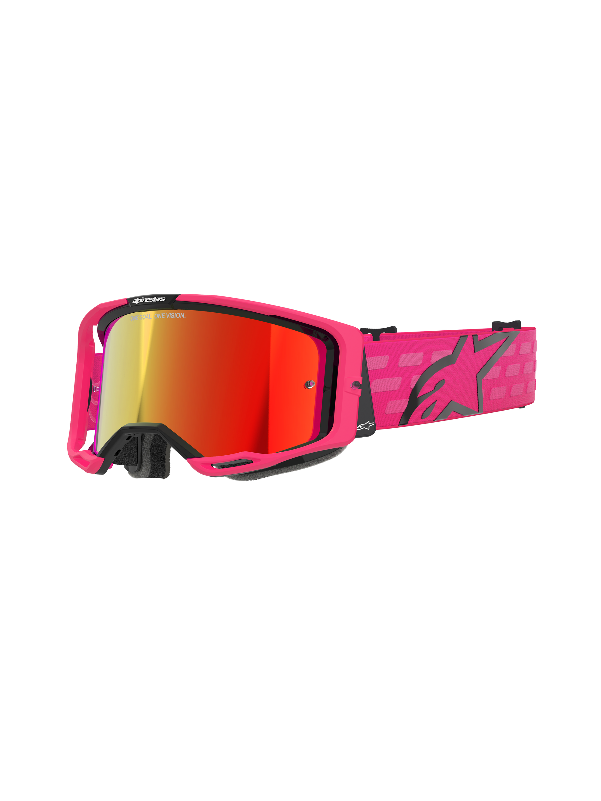 Alpinestars - Vision 8 Corp Pink Mirror Lens Goggle