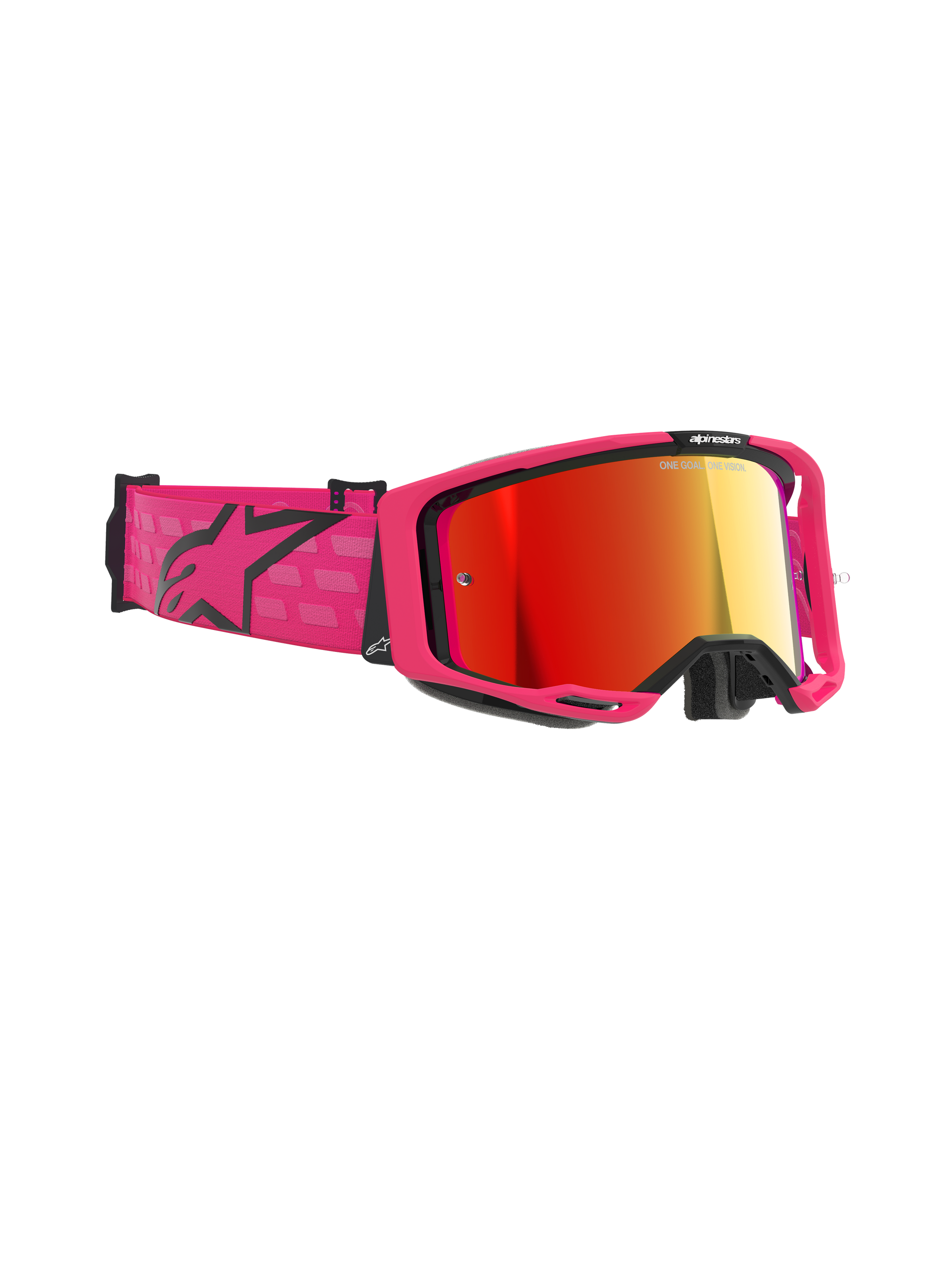 Alpinestars - Vision 8 Corp Pink Mirror Lens Goggle