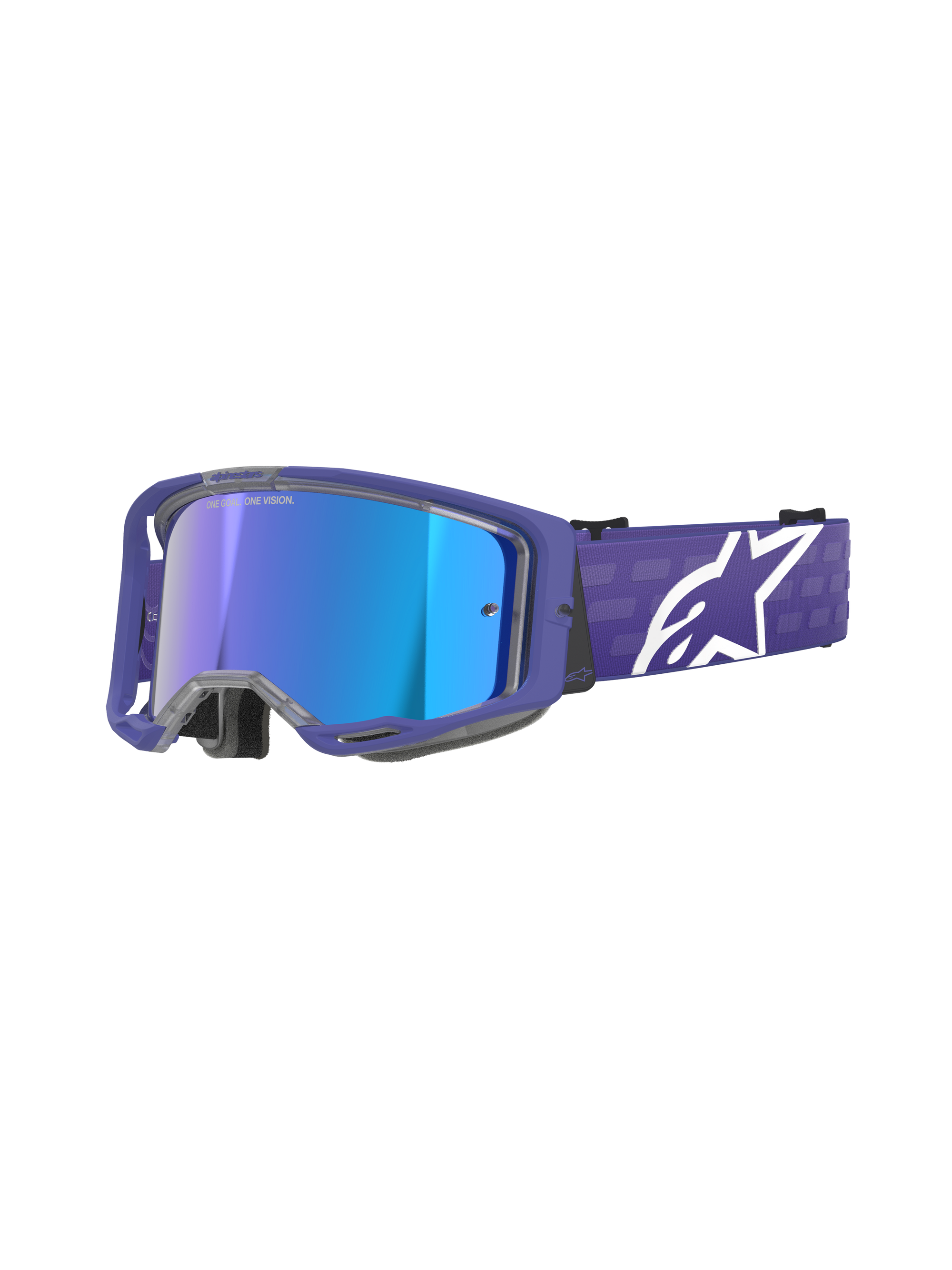 Alpinestars - Vision 8 Corp Purple Mirror Lens Goggle