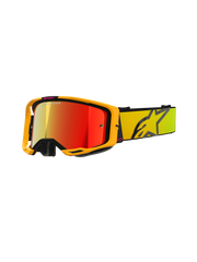 Alpinestars - Vision 8 Corp Yellow/Pink Mirror Lens Goggle