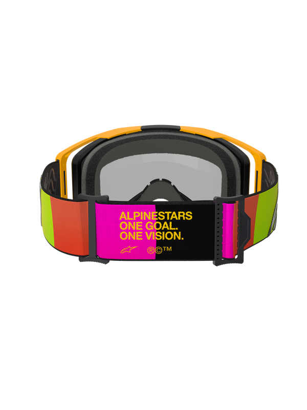 Alpinestars - Vision 8 Corp Yellow/Pink Mirror Lens Goggle
