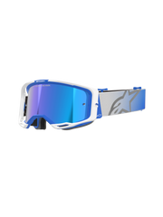 Alpinestars - Vision 8 Corp Blue/White Mirror Lens Goggle