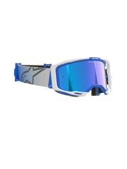 Alpinestars - Vision 8 Corp Blue/White Mirror Lens Goggle