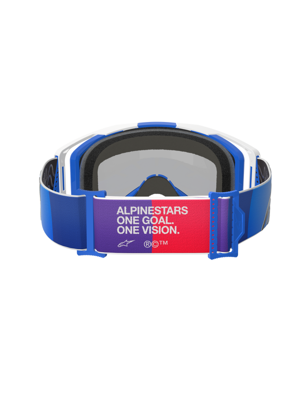 Alpinestars - Vision 8 Corp Blue/White Mirror Lens Goggle