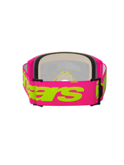 Alpinestars - Vision 5 Wordmark Pink/Yellow Mirror Lens Goggle