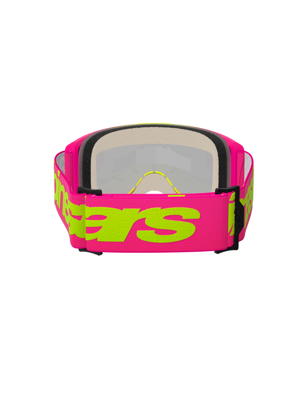 Alpinestars - Vision 5 Wordmark Pink/Yellow Mirror Lens Goggle