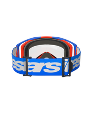 Alpinestars - Vision 8 Wordmark Blue/Orange Dual Pane Lens Goggle