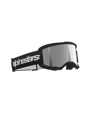 Alpinestars - Vision 3 Wordmark Black Mirror Lens Goggle