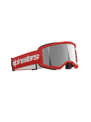 Alpinestars - Vision 3 Wordmark Red Mirror Lens Goggle