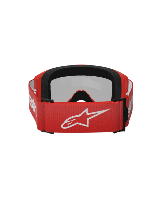 Alpinestars - Vision 3 Wordmark Red Mirror Lens Goggle