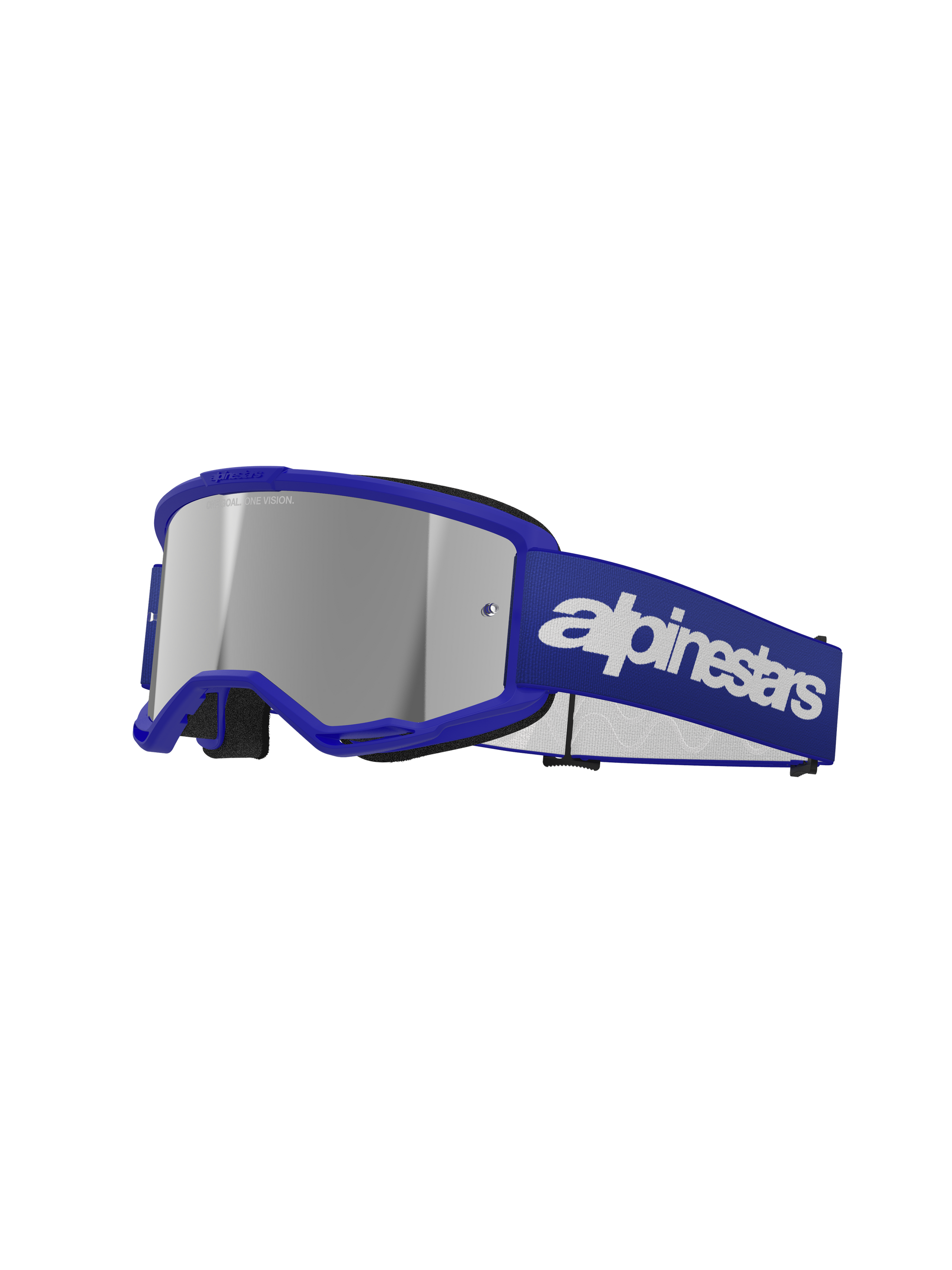 Alpinestars - Vision 3 Wordmark Blue Mirror Lens Goggle