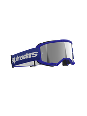 Alpinestars - Vision 3 Wordmark Blue Mirror Lens Goggle