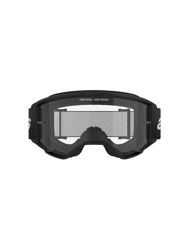 Alpinestars - Vision 3 Wordmark Black Clear Lens Goggle