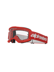 Alpinestars - Vision 3 Wordmark Red Clear Lens Goggle