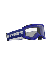 Alpinestars - Vision 3 Wordmark Blue Clear Lens Goggle