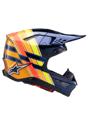 Alpinestars - 2025 SM10 TLD Edition Blue/Orange Helmet