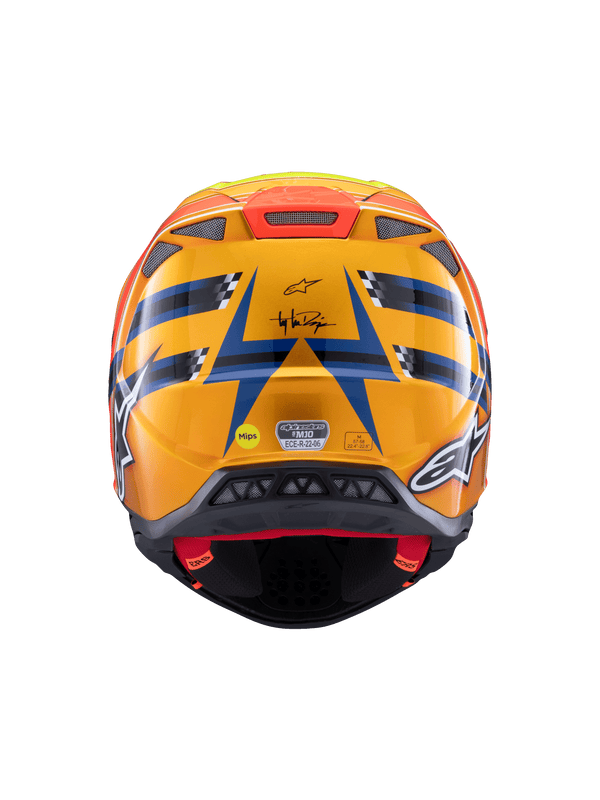 Alpinestars - 2025 SM10 TLD Edition Blue/Orange Helmet