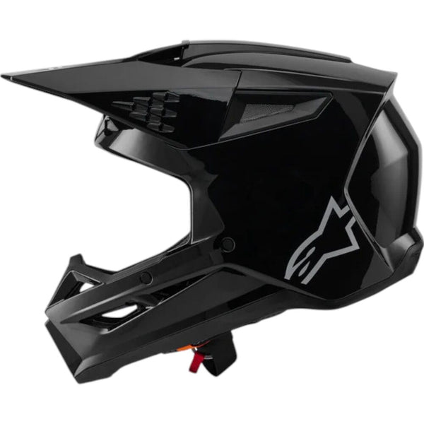 Alpinestars - 2025 SM3 Solid Black Gloss Helmet