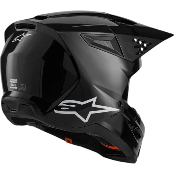 Alpinestars - 2025 SM3 Solid Black Gloss Helmet