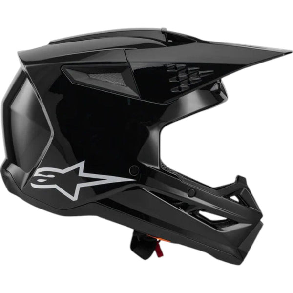 Alpinestars - 2025 SM3 Solid Black Gloss Helmet