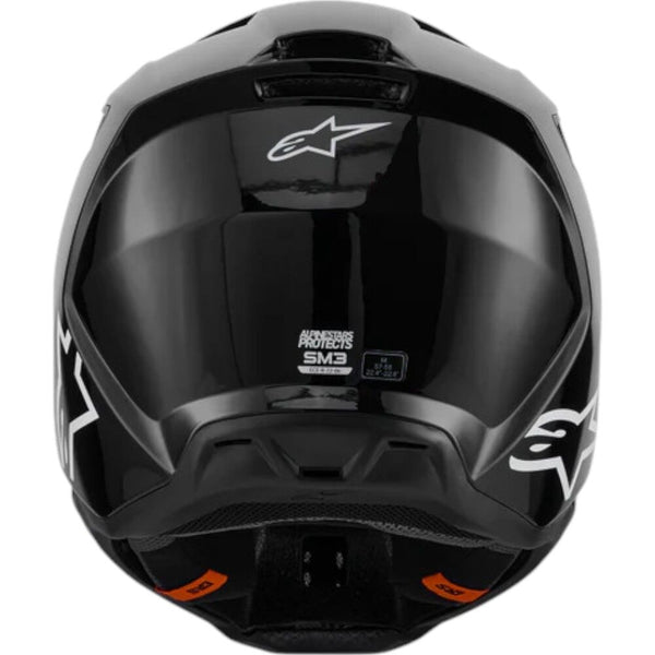 Alpinestars - 2025 SM3 Solid Black Gloss Helmet