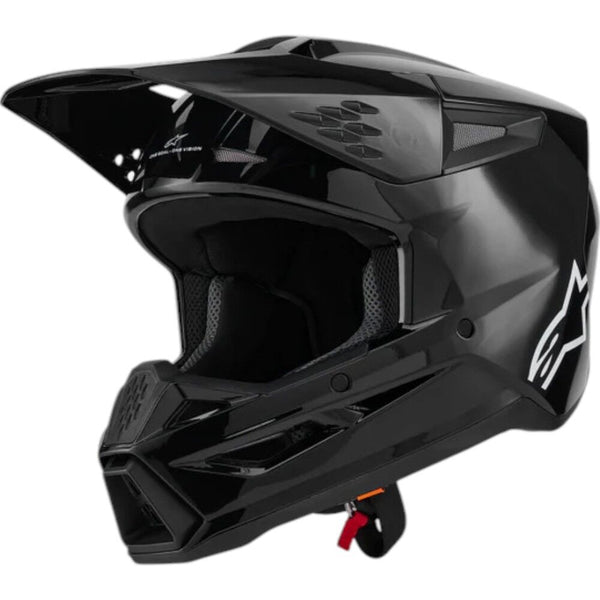 Alpinestars - 2025 SM3 Solid Black Gloss Helmet