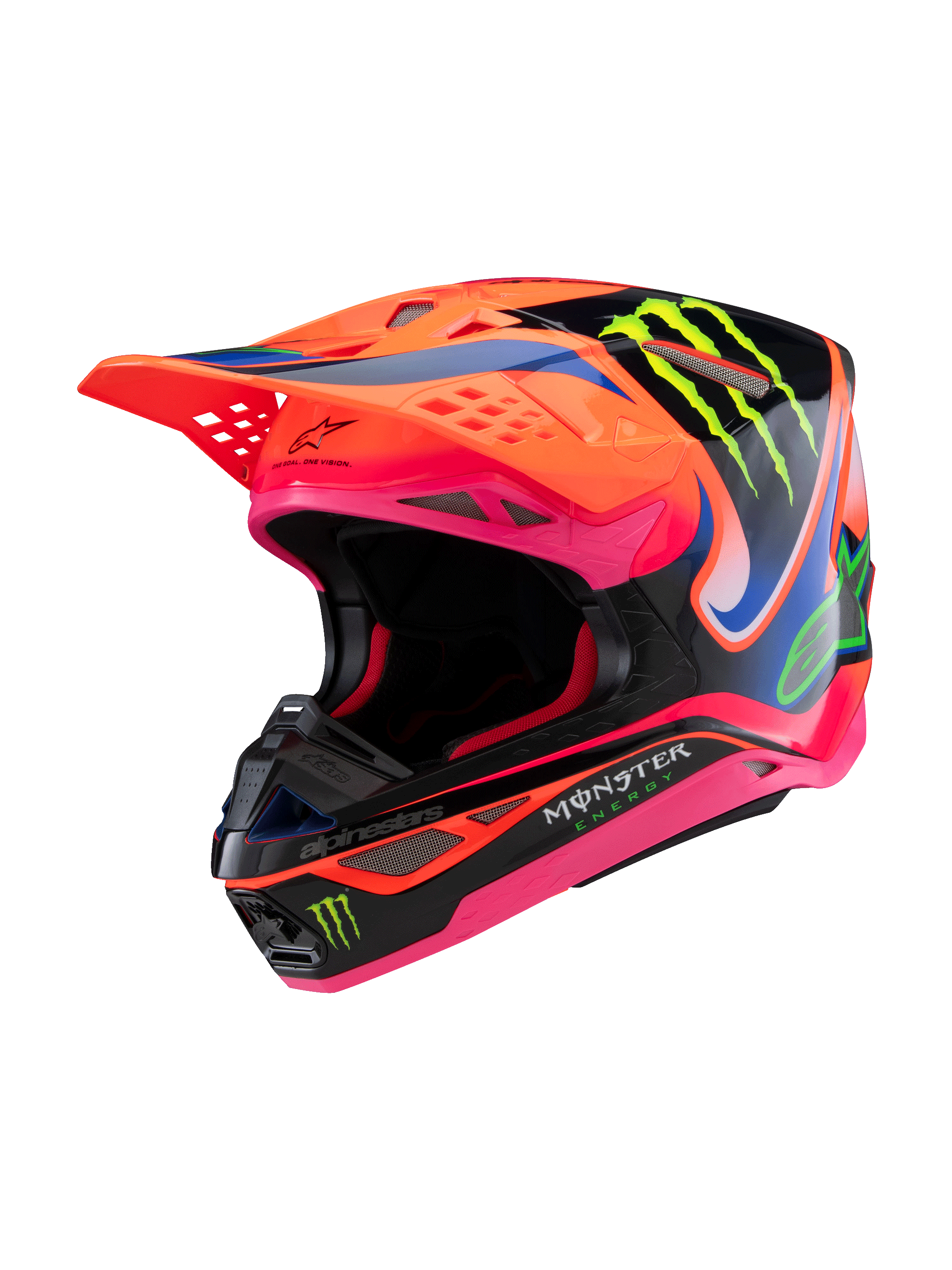 Alpinestars - SM10 Deegan Orange Purple Pink MX Helmet