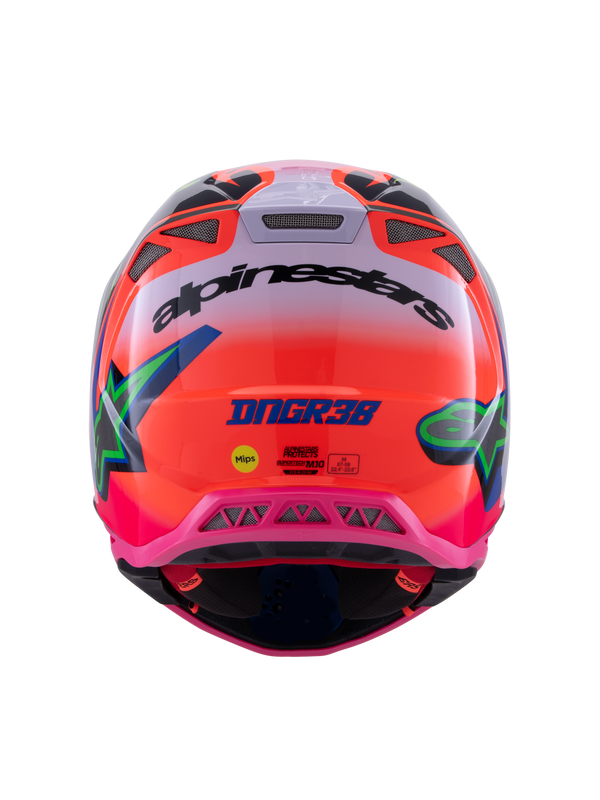 Alpinestars - SM10 Deegan Orange Purple Pink MX Helmet