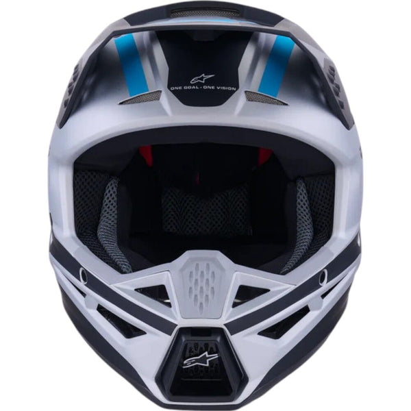 Alpinestars - 2025 SM3 Heat Silver/Blue/Black Matt Helmet