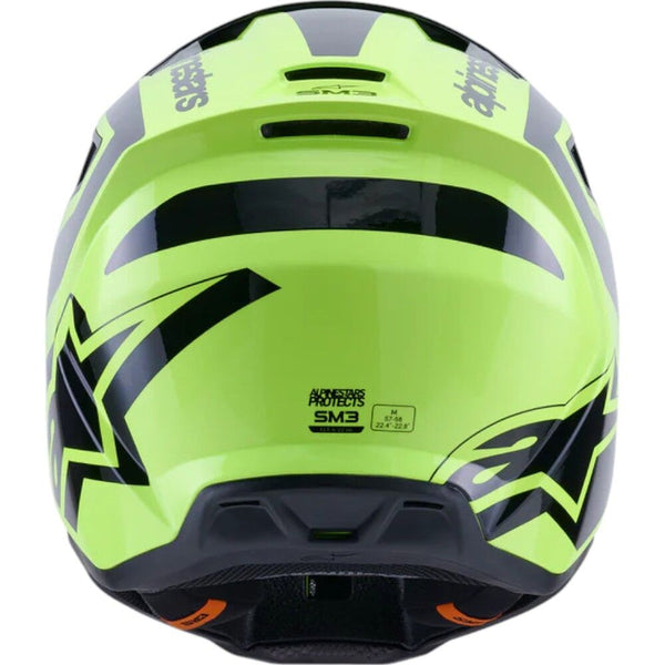 Alpinestars - 2025 SM3 Heat Fluoro Yellow/Black Helmet