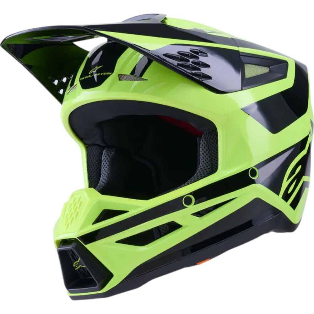 Alpinestars - 2025 SM3 Heat Fluoro Yellow/Black Helmet