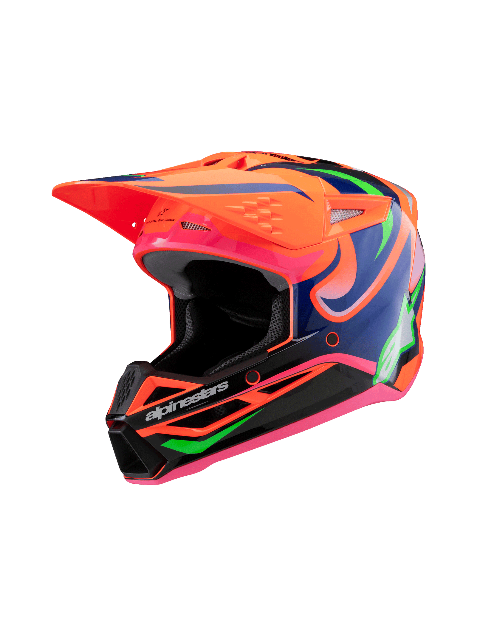 Alpinestars - 2025 SM3 Youth Deegan Orange Purple Pink MX Helmet