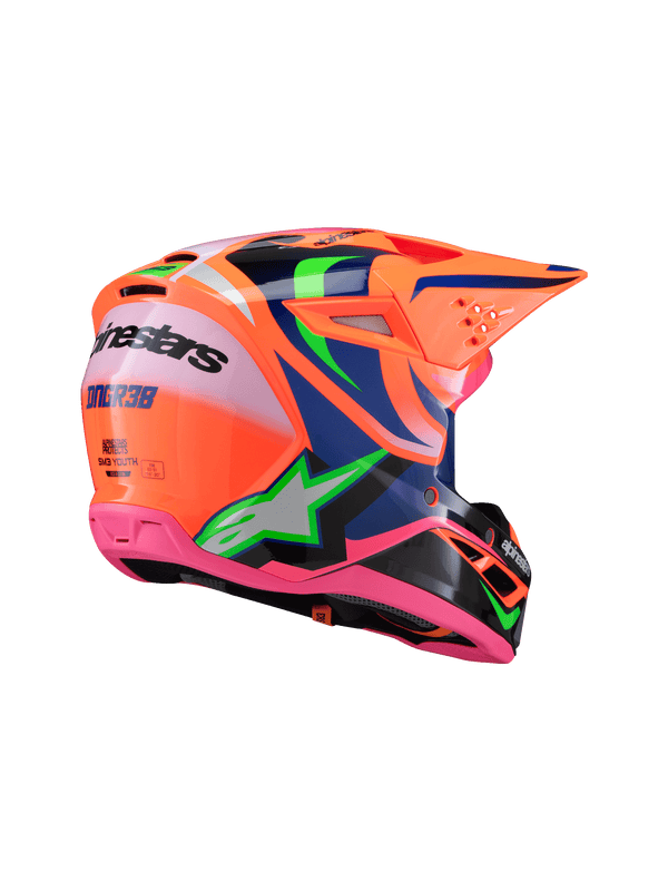 Alpinestars - 2025 SM3 Youth Deegan Orange Purple Pink MX Helmet