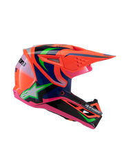 Alpinestars - 2025 SM3 Youth Deegan Orange Purple Pink MX Helmet - YS