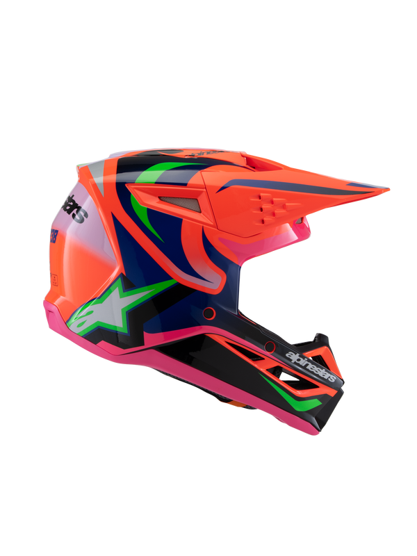 Alpinestars - 2025 SM3 Youth Deegan Orange Purple Pink MX Helmet