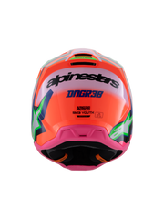 Alpinestars - 2025 SM3 Youth Deegan Orange Purple Pink MX Helmet - YS