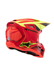 Alpinestars - 2025 SM3 Youth Fray Red Yellow Black MX Helmet