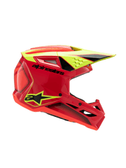 Alpinestars - 2025 SM3 Youth Fray Red Yellow Black MX Helmet