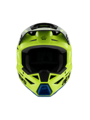 Alpinestars - 2025 SM3 Youth Radium Yellow Black Blue Glossy MX Helmet