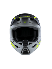 Alpinestars - 2025 SM3 Youth Radium Grey Black Yellow Matt MX Helmet