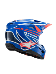 Alpinestars - 2025 SM3 Youth Wurx Blue Red White Black Glossy MX Helmet